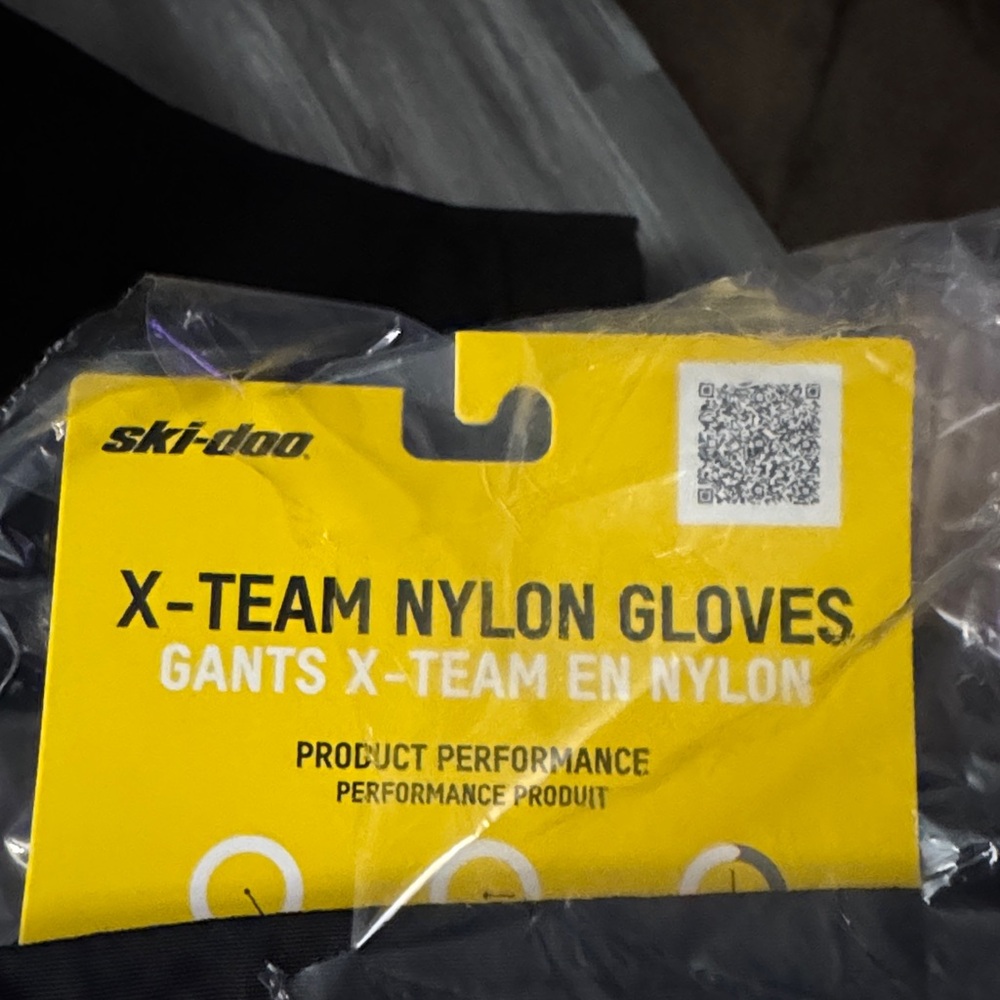 Ski-Doo X-Team Nylon Gloves - Black US ONLY
